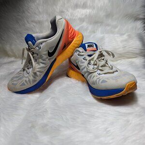 Nike Lunarglide 6 654433-101 White Running Training Shoes Men"s Sz 95